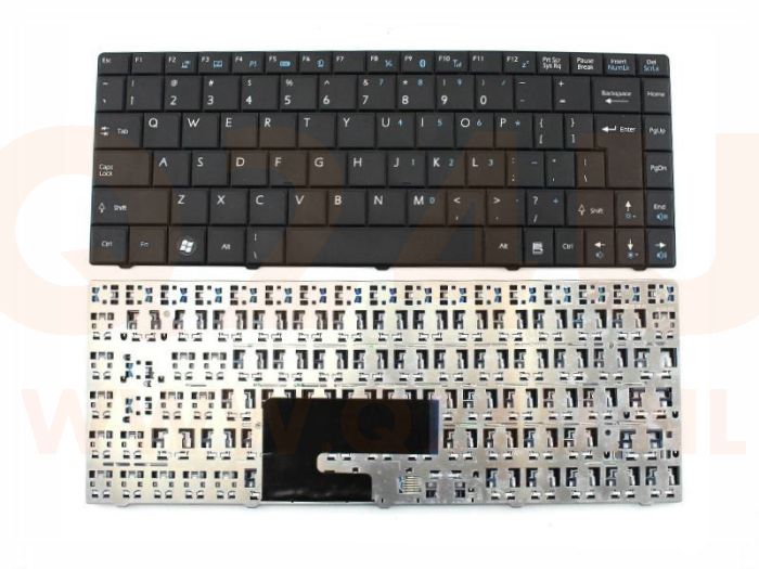 Manuscript ingenieur rijm Q24U.nl MSI X300 Medion Akoya Mini E1312 E1313 series laptop toetsenbord,  US - zwart € 1 Q24U.nl